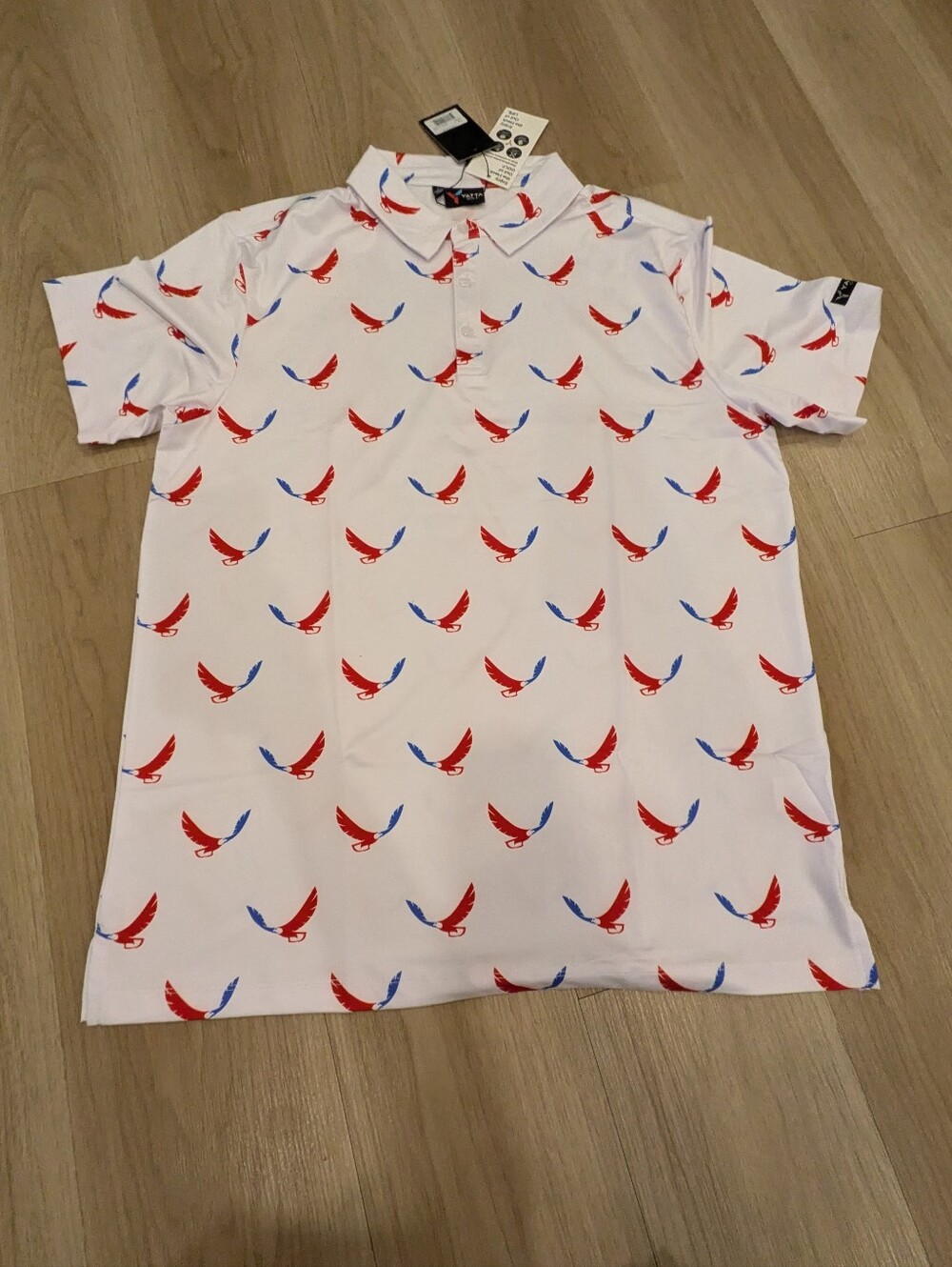 Yatta Golf Polo NWT Eagle American Size L
